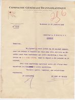 Gironde, Bordeaux, Compagnie Générale Transatlantique 1929 "S/S Saint Féréol" - Transports