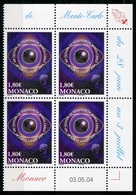 RC 18165 MONACO N° 2447 FESTIVAL DE TÉLÉVISION BLOC DE 4 COIN DATÉ NEUF ** TB - Neufs