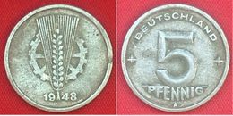 5 Pfennig 1948 Präge A Deutschland Ost - DDR Vorläufer - 5 Pfennig