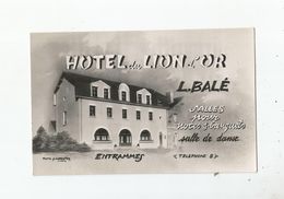 ENTRAMMES (MAYENNE) HOTEL DU LION D'OR   L  BALE (ILLUSTRATION) - Entrammes