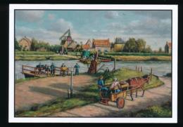 Spakenburg - Kunstschilder - Roelof Koelewijn - Het Oude En Nieuwe Pontje Op Eemdijk [AA47-3.519 - Unclassified