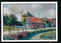Spakenburg - Kunstschilder - Roelof Koelewijn - Boer Met Melkkar Op Eemdijk [AA47-3.524 - Unclassified