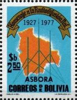 Bolivia 1977 CEFIBOL 1064 **  ASBORA: Asociación Boliviana De Radiodifusión. - Bolivië