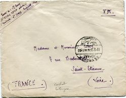 GRAND LIBAN LETTRE FM AVEC CACHET DE DEPART BILINGUE BEYROUTH DEPART 18-5-27 POUR LA FRANCE - Briefe U. Dokumente