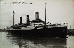Cpa - Bateau PAQUEBOT   " LUTETIA "    ( Cruiser Ocean Steam Ship )  Cie Navigation Sud Atlantique - Steamers