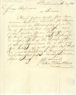 Baltimore USA 1825 Charles William Karthaus Letter To Clossmann In Bordeaux In German - Manuscripts