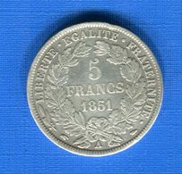 France  5 Fr  1851 A - J. 5 Francs