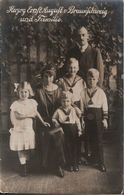 ! Alte Ansichtskarte, Adel, Royalty, Herzog Ernst August Zu Braunschweig Mit Familie - Royal Families