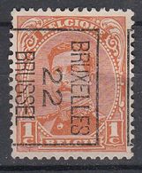 BELGIË - PREO - Nr 55 B (Kantdruk) - BRUXELLES "22" BRUSSEL - (*) - Typos 1922-26 (Albert I)