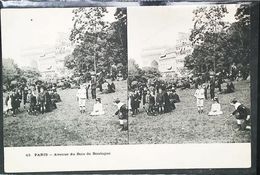 Carte Stéréoscopiques  Paris Bois De Boulogne 1907 - Cartes Stéréoscopiques