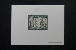 ANDORRE - Épreuve De Luxe Du 191,  Fresque Du 16ème Siècle , Avec Trace De Charnière -  L 64322 - Autres & Non Classés