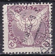 Cecoslovacchia, 1918/20 - 10h Windhover, Perforated - Nr.P4 Usato° - Zeitungsmarken