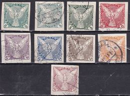 Cecoslovacchia, 1918/20 - Windhover - Nr.P1/P8-P2a Usato° - Newspaper Stamps