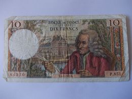 BILLET 10 Francs Voltaire P851 - 10 F 1963-1973 ''Voltaire''