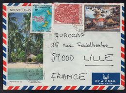 NOUMEA - NOUVELLE CALEDONIE / 1980 LETTRE AVION POUR LA FRANCE (ref LE3839) - Storia Postale