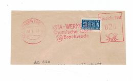 Briefausschnitt AFS - Asta Werke Chemische Fabrik 1949 - 21a Brackwede - Notopfer Berlin Steuermarke - Pharmacy