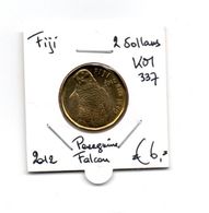 FIJI 2 DOLLARS 2012 UNC PEREGUINE FALCON - Figi