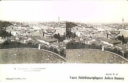 Carte Stéréoscopique  Florence  Vue Panoramique Prise De San Miniato Damoy N° 8 - Cartes Stéréoscopiques