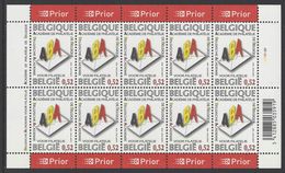 Belgique COB F3553 ** (MNH) - Planche 5 - 2001-2010