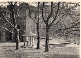 CPA NELS - MUSEE ROYAL DE MARIEMONT - LA FONTAINE ET LES RUINES DE L'ANCIEN CHÂTEAU - NEUVE - NON AFRANCHIE. - Morlanwelz