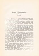 A102 591 - Carl Wolf Meran Meraner Volksschauspiele Artikel Von 1895 !! - Other & Unclassified