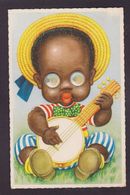 CPA Négritude Petits Noirs Black América Non Circulé Système Au Niveau Des Yeux - Humorous Cards