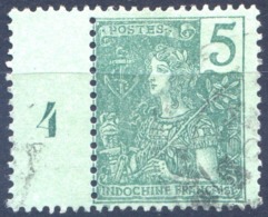 Indochine N°27 - Millésime 4 - Oblitéré - (F100) - Used Stamps