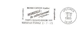 Département Des Bouches Du Rhône - Marseille - Flamme Secap SPECIMEN - EMA (Print Machine)