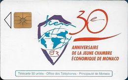 Monaco - MF28 (A) - Chambre Economique - Cn. B3411731 A, Gem1A Symmetr. Black, 05.1993, 50Units, 20.000ex, Used - Monace