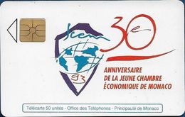 Monaco - MF28 (B) - Chambre Economique - Cn. B3411731 B, Gem1A Symmetr. Black, 05.1993, 50Units, 20.000ex, Used - Monace
