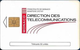 Monaco - MF31 (011) - Direction Des Telecomm. - Cn. 011, Gem1A Symmetr. Black, 12.1993, 50Units, 100.000ex, Used - Monaco