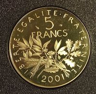 Superbe 5 Francs Semeuse 2001, FDC, BE Du Coffret - J. 5 Francs