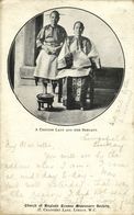China, Chinese Lady And Her Servant (1904) Mission Postcard - Chine