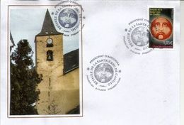 Noël 2019. Retable De La Sainte Croix. Église Sant Serni De Canillo. FDC  Andorra - Briefe U. Dokumente