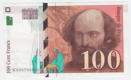 France 100 Francs 1998 VF++ CRISP Banknote Pick 158 - 100 F 1997-1998 ''Cézanne''