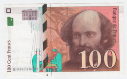 France 100 Francs 1998 VF++ CRISP Banknote Pick 158 - 100 F 1997-1998 ''Cézanne''