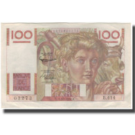 France, 100 Francs, Jeune Paysan, 1951-11-02, SUP, Fayette:28.30, KM:128d - 100 F 1945-1954 ''Jeune Paysan''