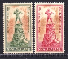 NEW ZEALAND, 1945, MH Stamp(s),  Peter Pan,  SG665-666, Scannr: #11011, - Ungebraucht