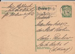 Danzig Entier Postal 1934 - Interi Postali