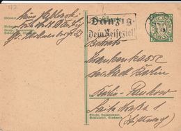 Danzig Entier Postal 1934 - Postwaardestukken