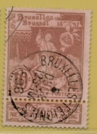 MW-4875    OCB 72 BRUXELLES- FEIGNIES   COBA +80  ZELDZAAM OP DEZE UITGIFTE - 1894-1896 Exhibitions