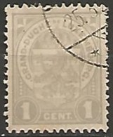 LUXEMBOURG N° 89 OBLITERE - 1907-24 Abzeichen