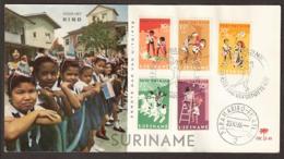 Suriname FDC 1966 Voor Het Kind - Surinam