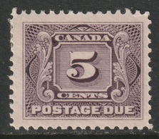 Canada Sc J4 Postage Due MH - Impuestos