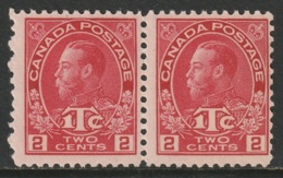 Canada Sc MR3 War Tax Pair MNH - Impôts De Guerre