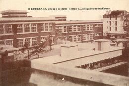 Suresnes * Groupe Scolaire Voltaire * école * La Façade Sur Les Cours - Suresnes