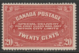 Canada Sc E2 Special Delivery MLH - Eilbriefmarken