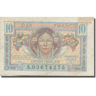 France, 10 Francs, 1947 French Treasury, 1947, 1947, TB+, Fayette:VF30.1, KM:M7a - 1947 Tesoro Francés
