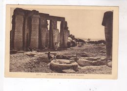 CPA  TEMPLE DE RAMSES ET LES DEUX COLOSSES - Tempel Von Abu Simbel