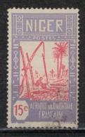 NIGER          N°  YVERT  :   34 A (1) OBLITERE       ( Ob   6/ 52  ) - Oblitérés